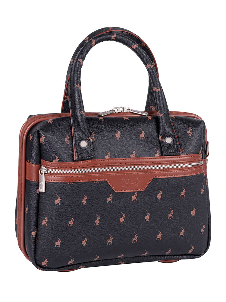 Polo Double Pack Luggage Beauty Case   Black