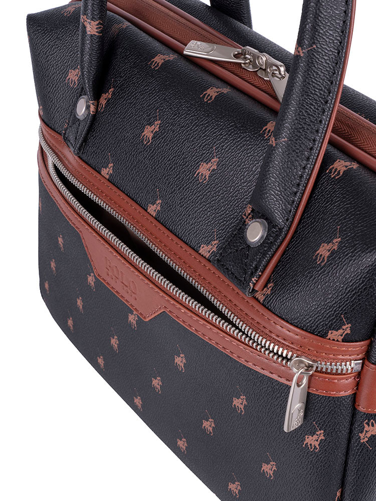 Polo Double Pack Luggage Beauty Case   Black