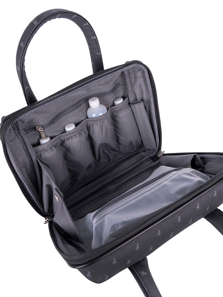 Polo Double Pack Luggage Beauty Case Charcoal