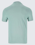 Polo Mens Essential Pique Golfer In Aqua