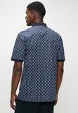 Polo Mens Geometric Printed Golfer In Navy