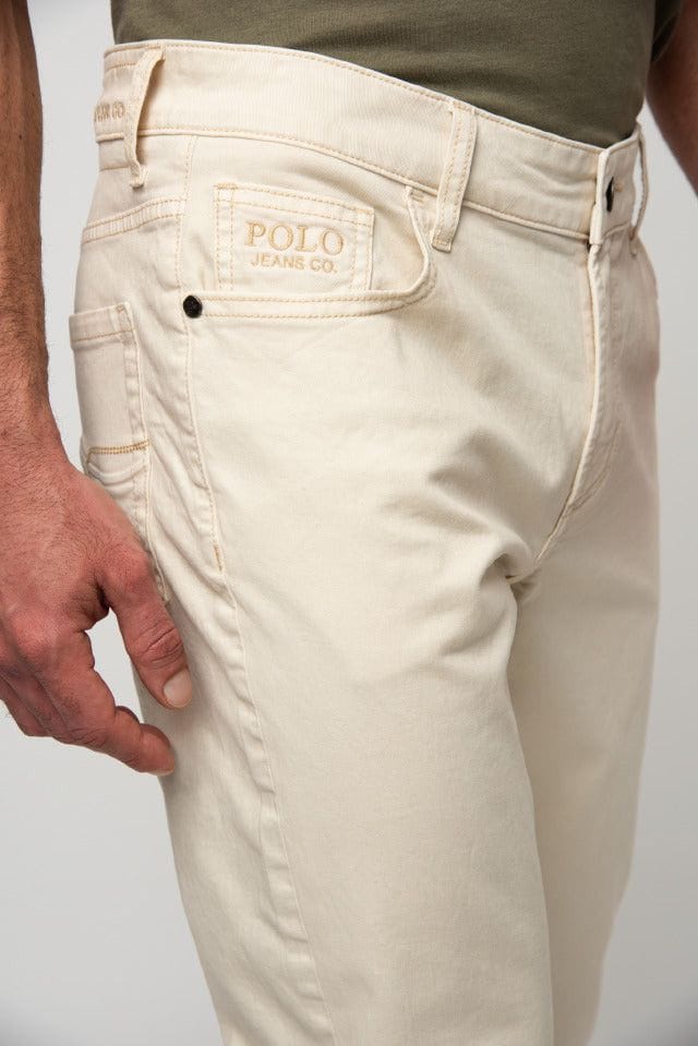 Polo Mens Overdyed Pants In Stone