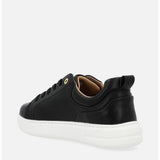Polo Womens Classic Leather Sneakers In Black