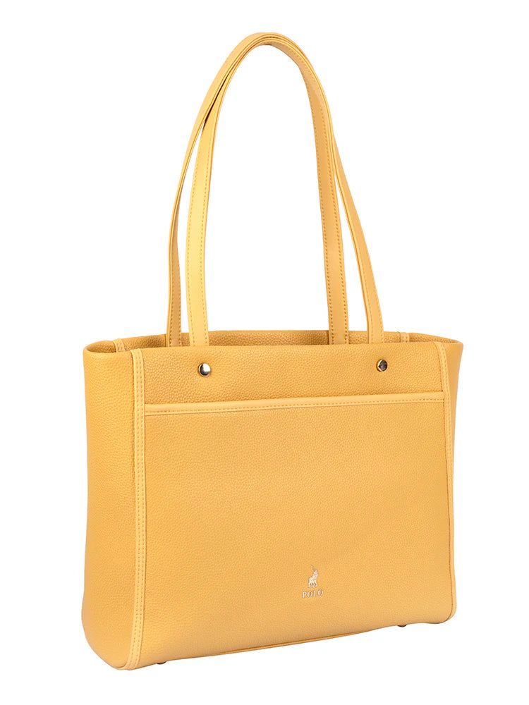 Polo Lyon Medium Market Tote Yellow - One Size