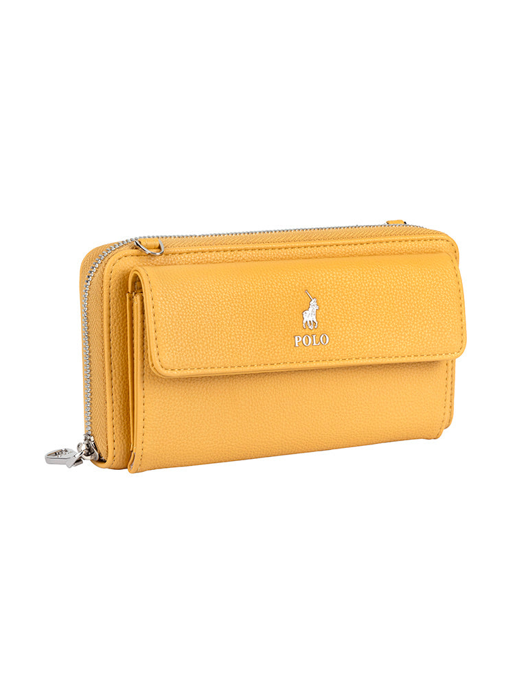 Polo Lyon Phone Sling Bag In Yellow