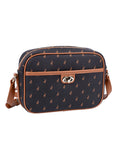 Polo Iconic Camera Bag With Turn Lock In Brown