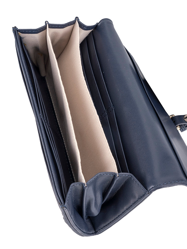 Polo Porter Clutch Purse Navy