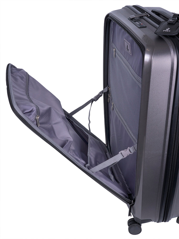 Polo Proflex Fusion Large Trolly Case Charcoal