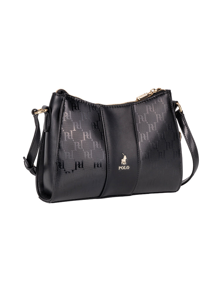 Polo Savoy Black Sling Bag