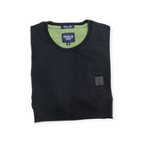 Polo Mens Essential Crew Neck Long Sleeve T-Shirt In Black