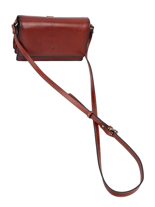 Polo Vega Concertina Brown Sling Bag