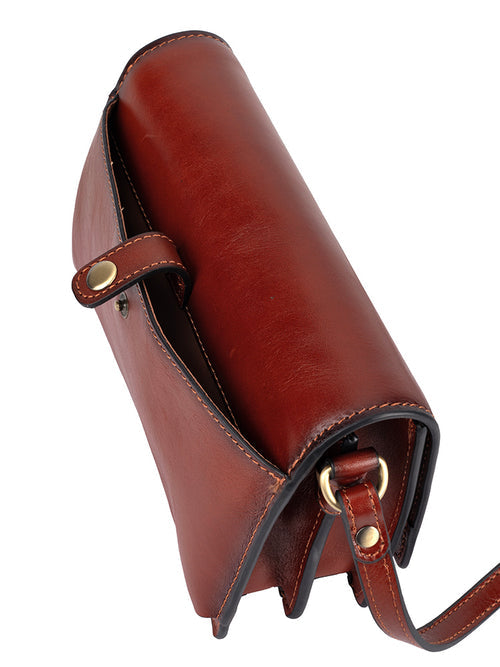 Polo Vega Concertina Brown Sling Bag