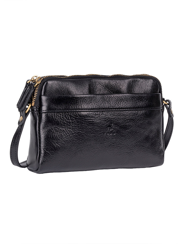 Polo Vega Double Zip Sling Black