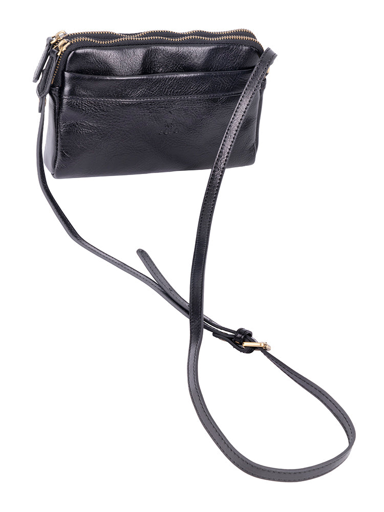 Polo Vega Double Zip Sling Black