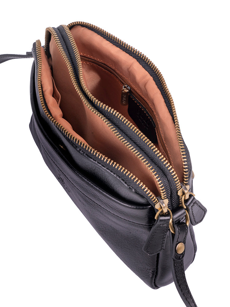 Polo Vega Double Zip Sling Black