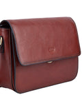 Polo Vega Brown Flapover Sling Bag