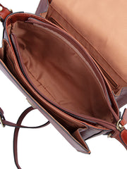Polo Vega Brown Flapover Sling Bag