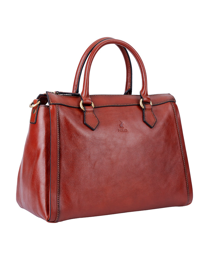 Polo Vega Shopper Bag In Brown