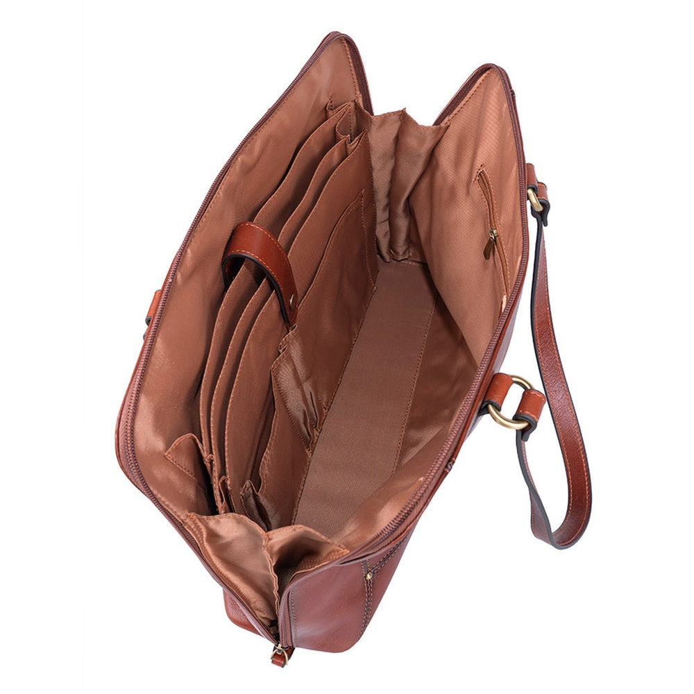 Polo Slim Briefcase In Brown