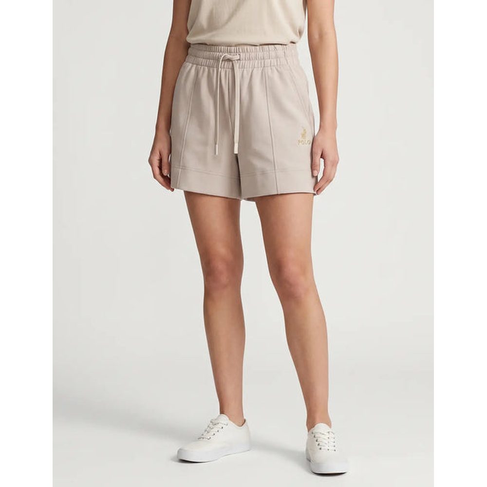 Polo Womens Zoe Soft Track Shorts In Mushroom