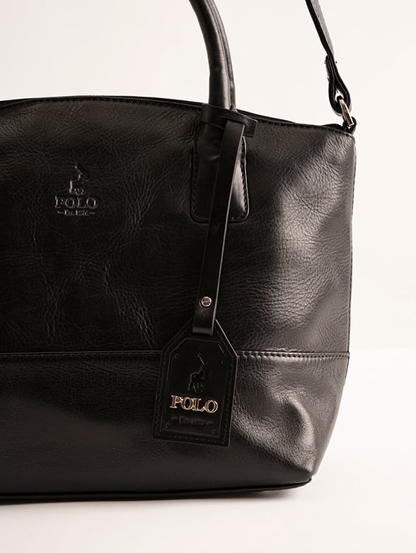 Polo Colorado Small Shopper Black