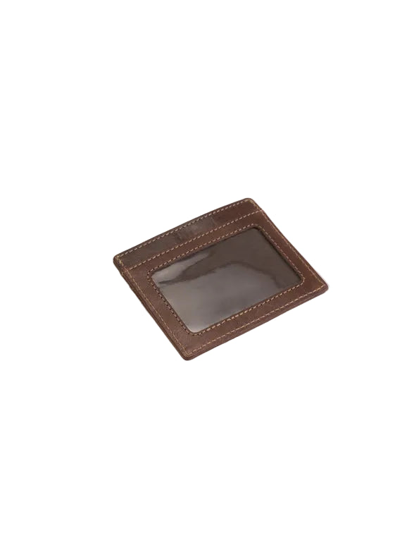 Polo Mens Card And Drivers Licence Holder In Brown
