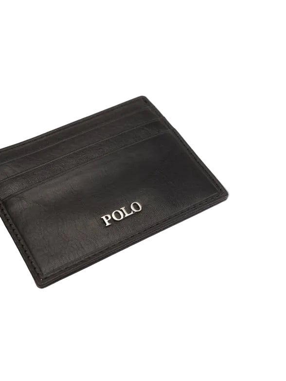 Polo Mens Melbourne Drivers Lisence Card Holder In Black