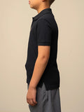Polo Boys Austin Short Sleeve Golfer In Black