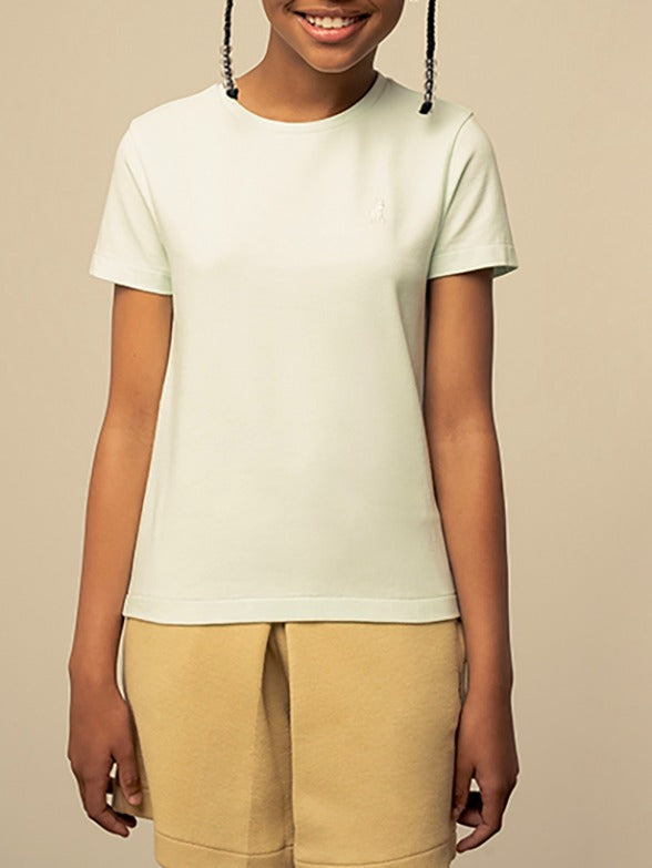 Polo Kelly Short Sleeve T-Shirt In Turquoise