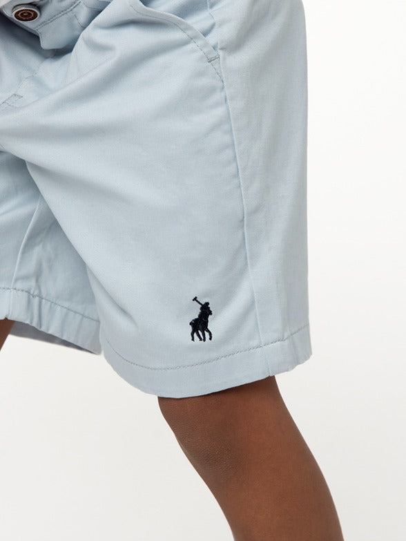 Polo Boys Andrew Chino Shorts In Sky Blue