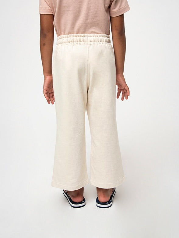 Polo Girls Leah Wide Leg Cropped Pant In Sand