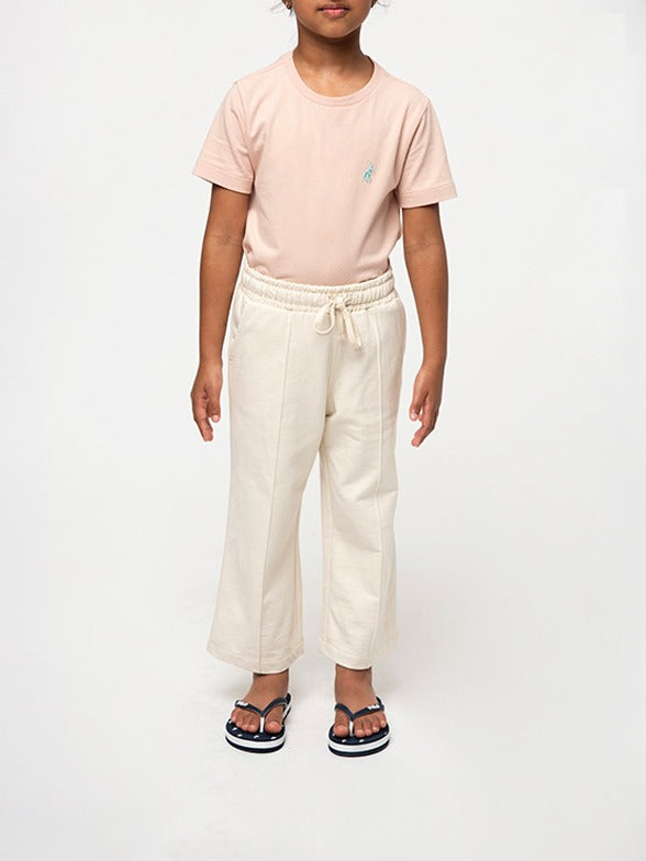 Polo Girls Leah Wide Leg Cropped Pant In Sand