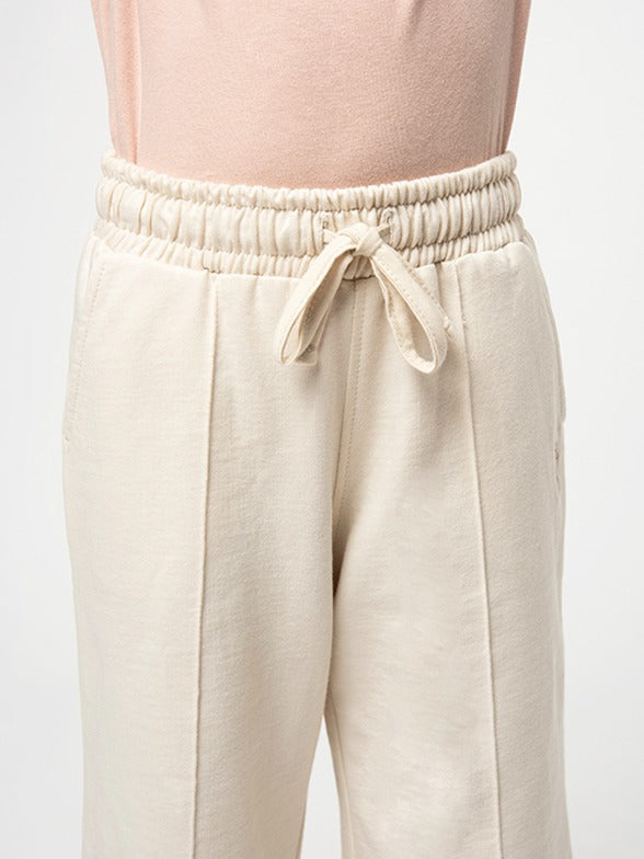 Polo Girls Leah Wide Leg Cropped Pant In Sand