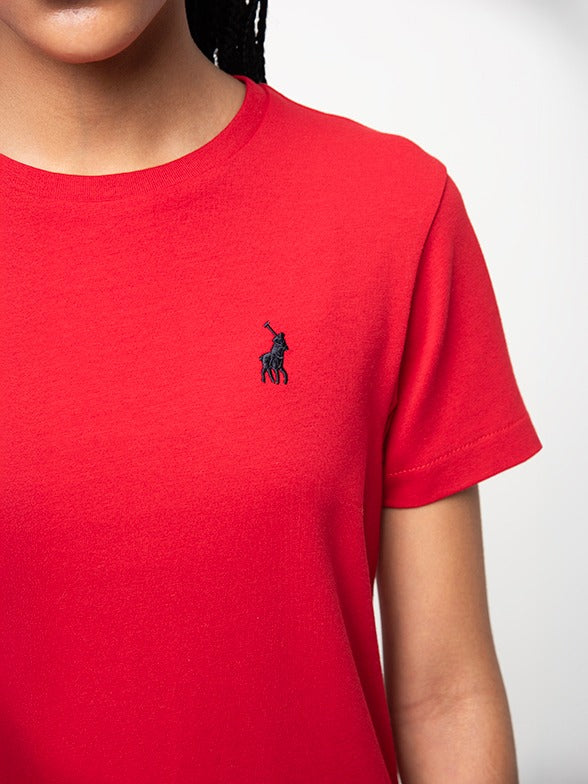 Polo Girls Kelly Short Sleeve T-Shirt In Red
