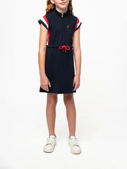 Polo Girls Taylor Tennis Dress In Navy