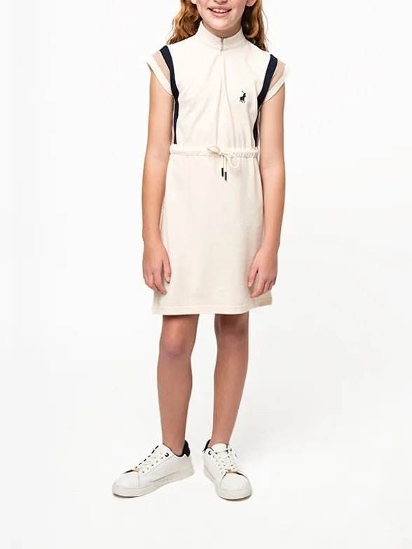 Polo Girls Taylor Tennis Dress In Sand