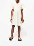 Polo Girls Georgia Short Sleeve Golfer Dress In Sand