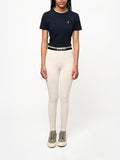 Polo Girls Sadie Full Length Leggings In Light Pink