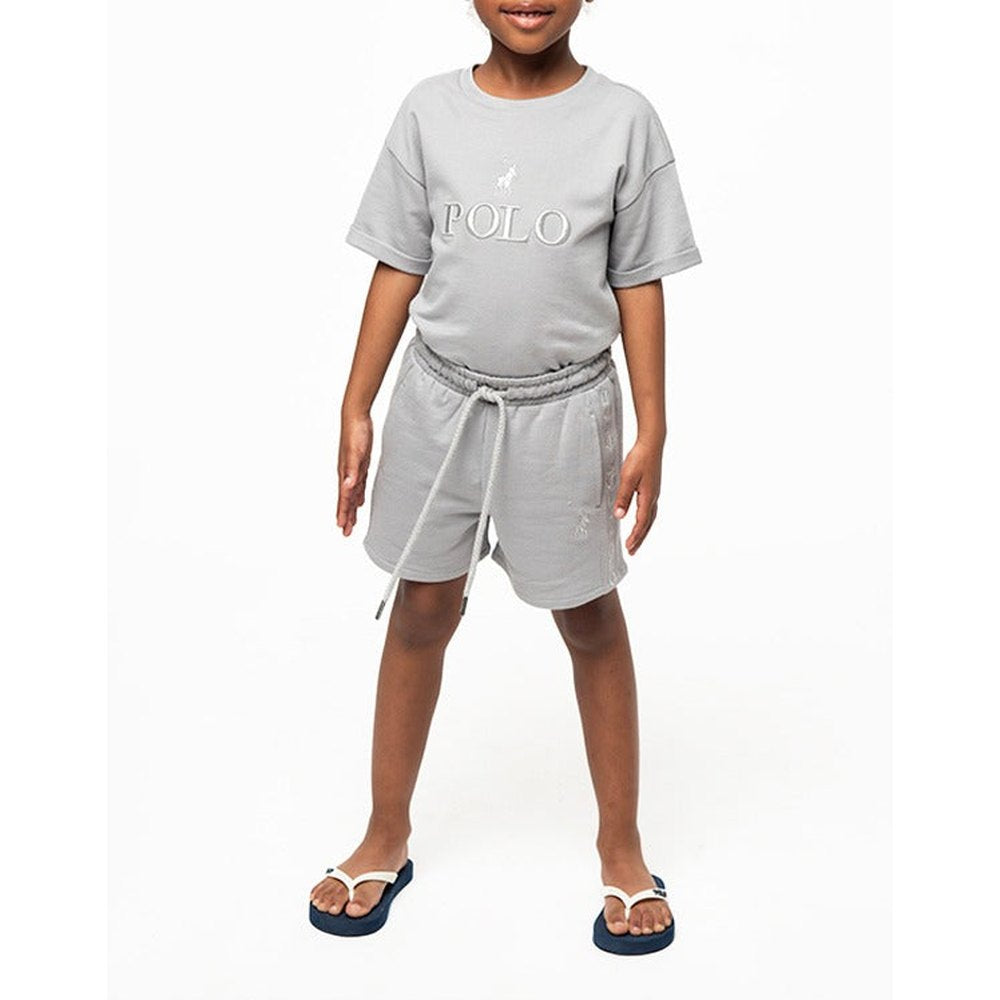 Polo Girls Kim Short In Gunmetal/Silver