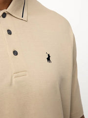 Polo Mens Plain Golfers In Camel