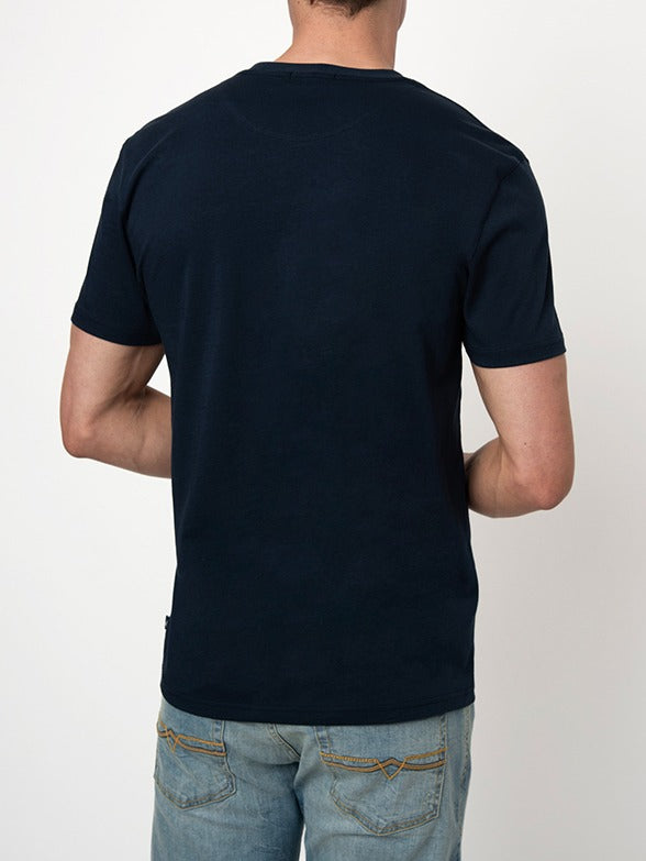 Polo Mens Logo Printed Short Sleeves T-Shirt Navy