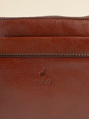 Polo Vega Double Zip Sling  Brown