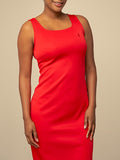 Polo Womens Megan Occasion Dress In Red