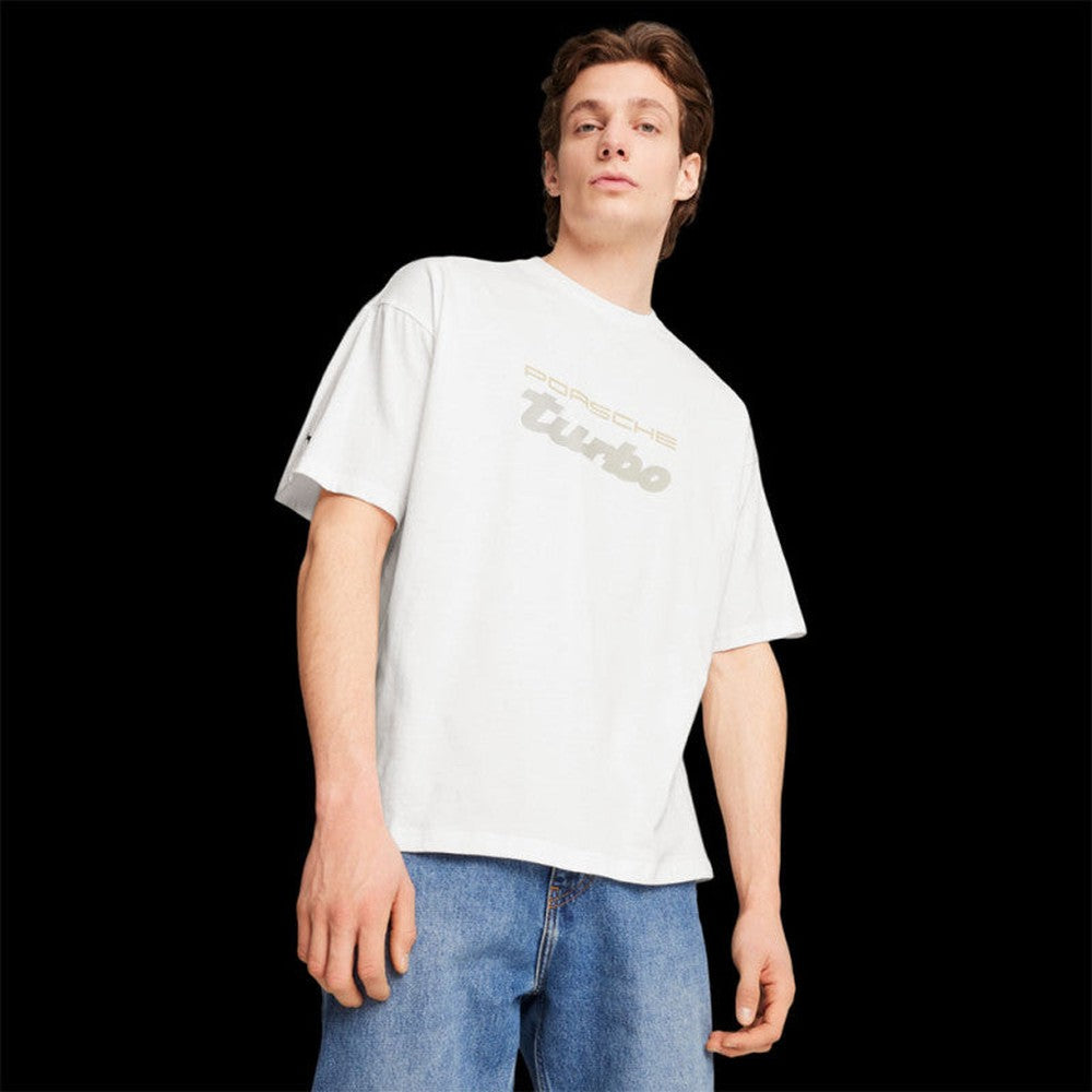 Puma Mens Porsche Essential T-Shirt In White