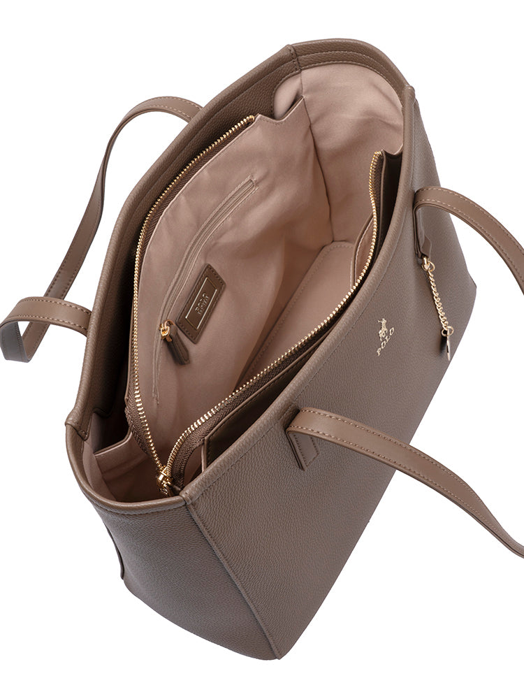 Polo Lyon Medium Market Tote Brown