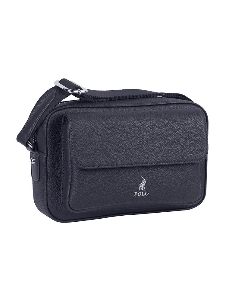 Polo Lyon Camera Bag With Front Pocket Black