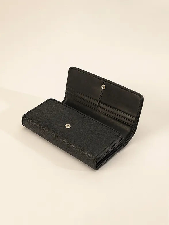 Polo Lyon Trifold Purse Pos43140 Black
