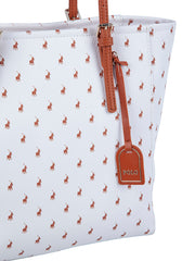 Polo Iconic Medium Tote New Smaller White