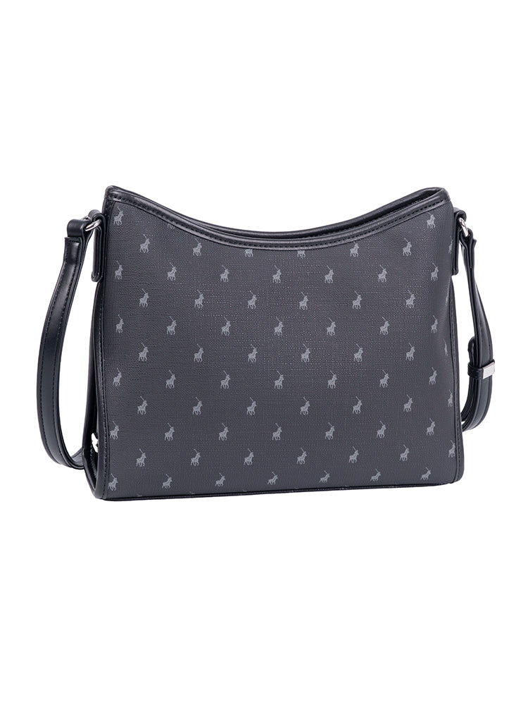 Polo Iconic Tulip Sling Bag In Black