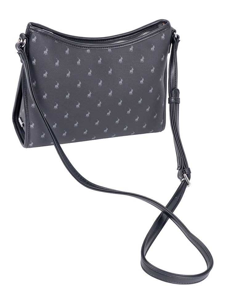 Polo Iconic Tulip Sling Bag In Black